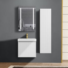 Load image into Gallery viewer, Blossom Positano 20&quot; Floating Bathroom Vanity with Top &amp; Side Cabinet White