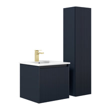 Load image into Gallery viewer, Blossom Positano 20&quot; Floating Bathroom Vanity with Top &amp; Side Cabinet Blue side WBG