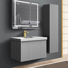 Load image into Gallery viewer, Blossom Positano 30 &quot; Floating Bat hroom Vanity with Top &amp; Side Cabinet Gray side