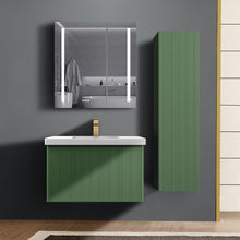 Load image into Gallery viewer, Blossom Positano 30 &quot; Floating Bat hroom Vanity with Top &amp; Side Cabinet Green