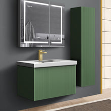 Load image into Gallery viewer, Blossom Positano 30 &quot; Floating Bat hroom Vanity with Top &amp; Side Cabinet Green side