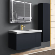 Load image into Gallery viewer, Blossom Positano 36 &quot; Floating Bat hroom Vanity with Top &amp; Side Cabinet  Blue side