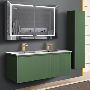 Blossom Positano 48" Floating Double Sink Vanity - Customize with Optional Side Cabinets