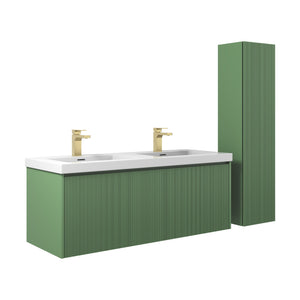 Blossom Positano 48" Floating Double Sink Vanity - Customize with Optional Side Cabinets