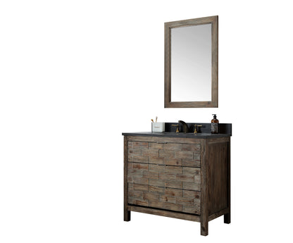 Legion Furniture 36" Rustic Wood Sink Vanity Match with Marble Wh 5136" Top -No Faucet - WH8636