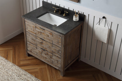 Legion Furniture 36" Rustic Wood Sink Vanity Match with Marble Wh 5136" Top -No Faucet - WH8636