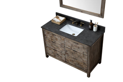 Legion Furniture 48" Rustic Wood Sink Vanity Match with Marble Wh 5148" Top -No Faucet - WH8648