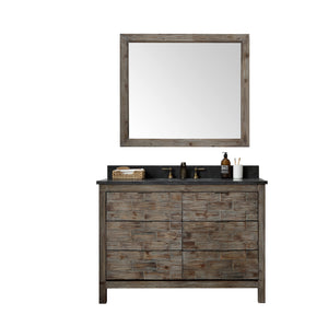 Legion Furniture 48" Rustic Wood Sink Vanity Match with Marble Wh 5148" Top -No Faucet - WH8648