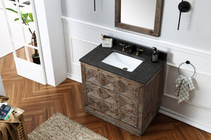 Legion Furniture 36" Wood Brown Sink Vanity Match with Marble Wh 5136" Top -No Faucet - WH8736