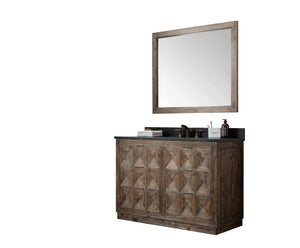 Legion Furniture 48" Wood Brown Sink Vanity Match with Marble Wh 5148" Top -No Faucet - WH8748