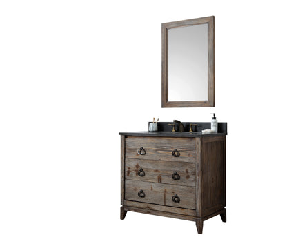 Legion Furniture 36" Wood Brown Sink Vanity Match with Marble Wh 5136" Top -No Faucet - WH8836