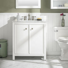 Load image into Gallery viewer, Legion Furniture 30&quot; White Finish Sink Vanity Cabinet with Carrara White Top - WLF2130-W