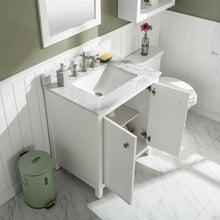 Load image into Gallery viewer, Legion Furniture 30&quot; White Finish Sink Vanity Cabinet with Carrara White Top - WLF2130-W