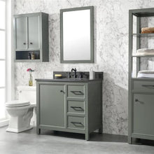 Load image into Gallery viewer, Legion Furniture 36&quot; Pewter Green Finish Sink Vanity Cabinet with Blue Lime Stone Top - WLF2136-PG