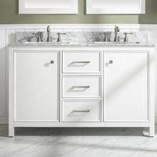 Load image into Gallery viewer, Legion Furniture 54&quot; White Finish Double Sink Vanity Cabinet with Carrara White Top - WLF2154-W