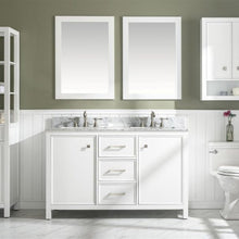 Load image into Gallery viewer, Legion Furniture 54&quot; White Finish Double Sink Vanity Cabinet with Carrara White Top - WLF2154-W