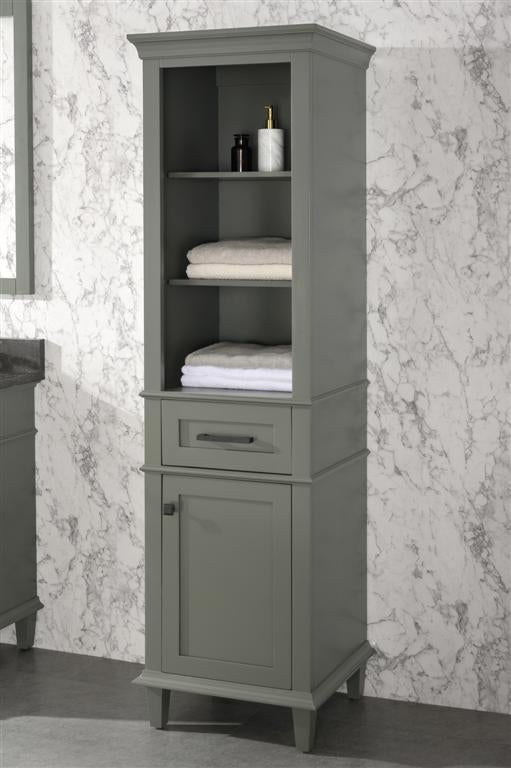 Legion Furniture 21" Pewter Green Linen Cabinet - WLF2221-PG-LC