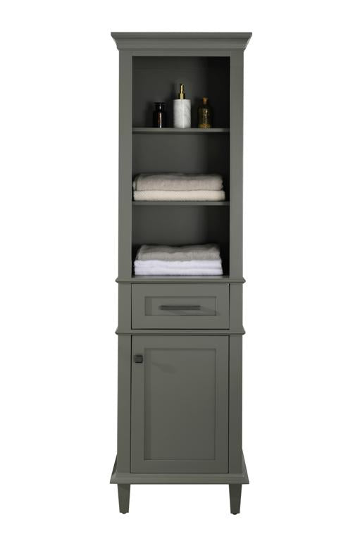 Legion Furniture 21" Pewter Green Linen Cabinet - WLF2221-PG-LC