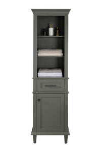 Legion Furniture 21" Pewter Green Linen Cabinet - WLF2221-PG-LC