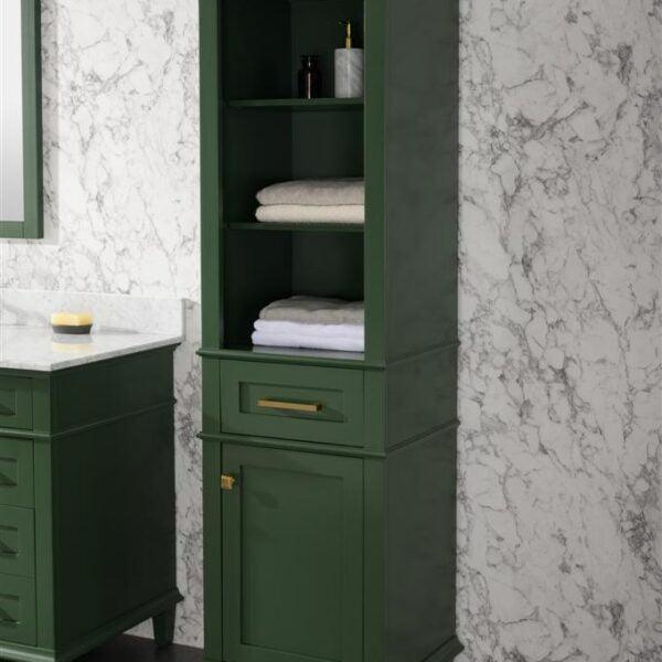 21" Vogue Green Linen Cabinet - WLF2121-VG-LC