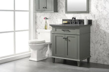Load image into Gallery viewer, Legion Furniture 30&quot; Pewter Green Finish Sink Vanity Cabinet with Blue Lime Stone Top - WLF2230-PG