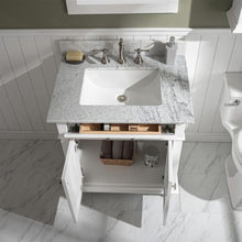 Load image into Gallery viewer, Legion Furniture 30&quot; White Finish Sink Vanity Cabinet with Carrara White Top - WLF2230-W