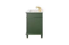 Load image into Gallery viewer, Legion Furniture 54&quot; Vogue Green Finish Double Sink Vanity Cabinet with Carrara White Top - WLF2254-VG