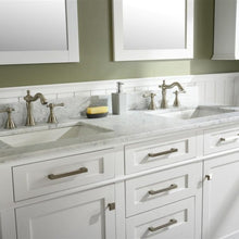 Load image into Gallery viewer, Legion Furniture 60&quot; White Finish Double Sink Vanity Cabinet with Carrara White Top - WLF2260D-W