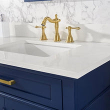 Load image into Gallery viewer, Legion Furniture 80&quot; Blue Double Sink Vanity Cabinet with Carrara White Quartz Top Wlf2280-Cw-Qz - WLF2280-B