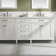 Load image into Gallery viewer, Legion Furniture 80&quot; White Double Single Sink Vanity Cabinet with Carrara White Quartz Top Wlf2280-Cw-Qz - WLF2280-W