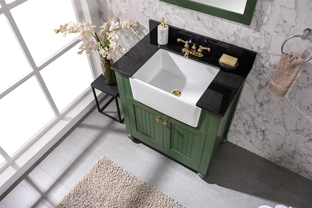 Legion Furniture 30" Vogue Green Sink Vanity Without Faucet - WLF6022-VG