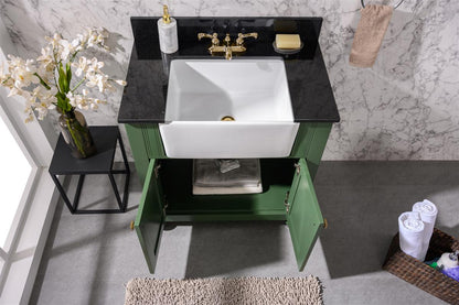 Legion Furniture 30" Vogue Green Sink Vanity Without Faucet - WLF6022-VG