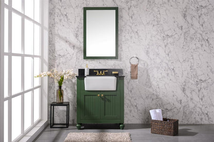 Legion Furniture 30" Vogue Green Sink Vanity Without Faucet - WLF6022-VG