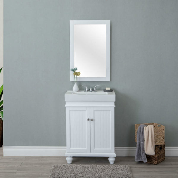 Legion Furniture 24" Matt White Sink Vanity - WLF6028-W