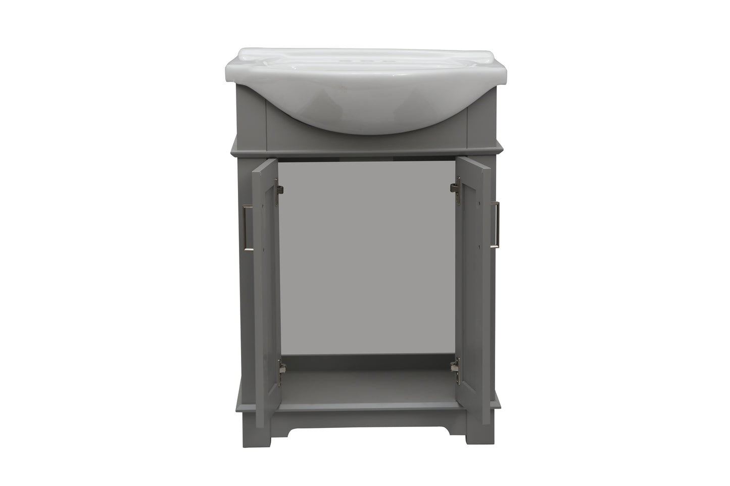 Legion Furniture 24" Gray Sink Vanity, No Faucet - WLF6042-G