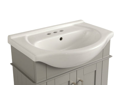 Legion Furniture 24" Gray Sink Vanity, No Faucet - WLF6042-G