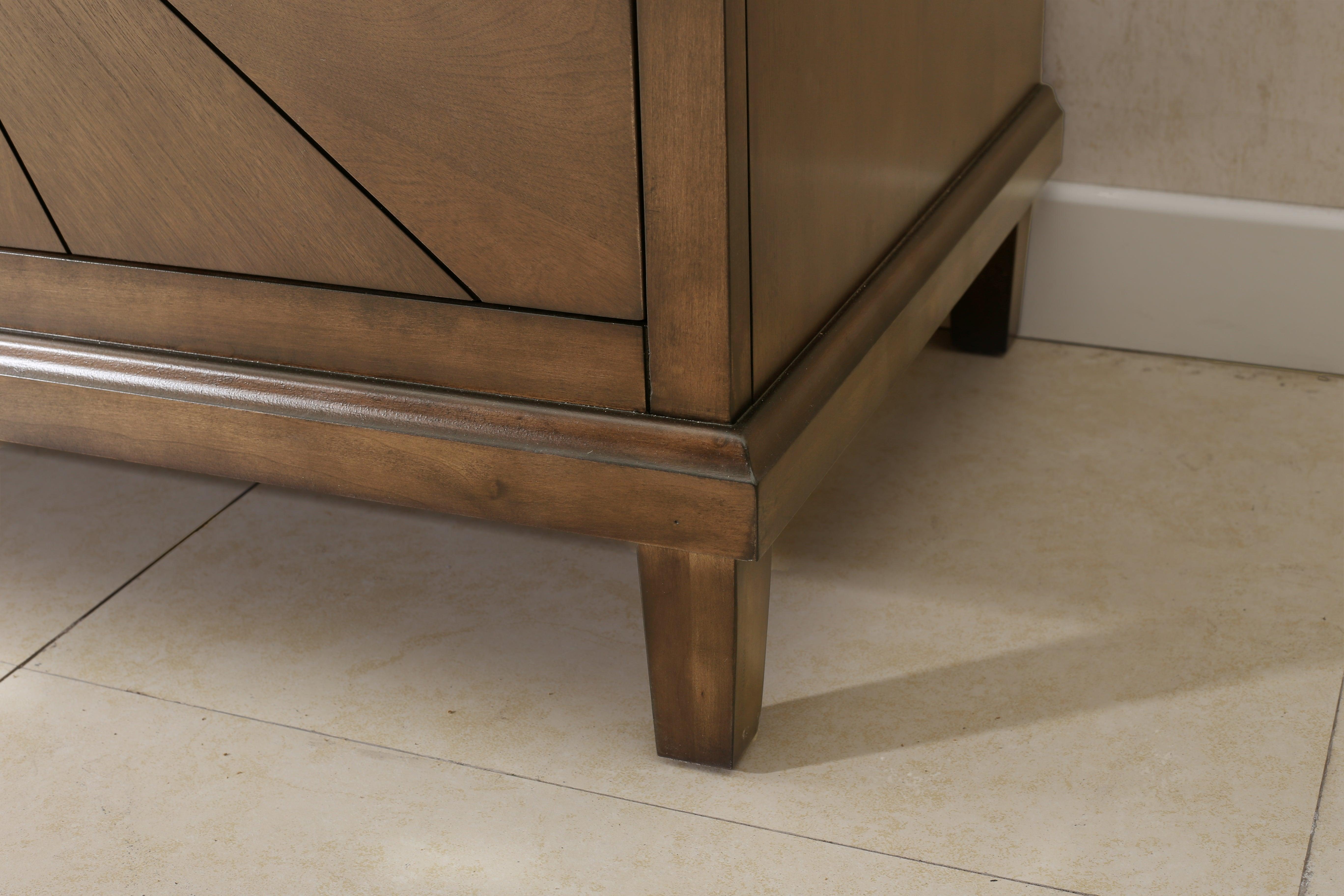 Legion WLF7040-36-CW 36" Antique Coffee Sink Vanity with Wlf7040-37 Top, No Faucet, Close Up