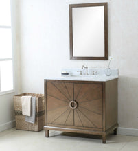Load image into Gallery viewer, Legion WLF7040-36-CW 36&quot; Antique Coffee Sink Vanity with Wlf7040-37 Top, No Faucet, Front