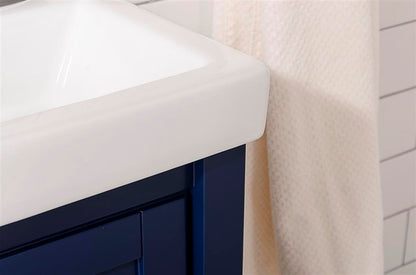 Legion Furniture 18" Blue Sink Vanity - WLF9018-B