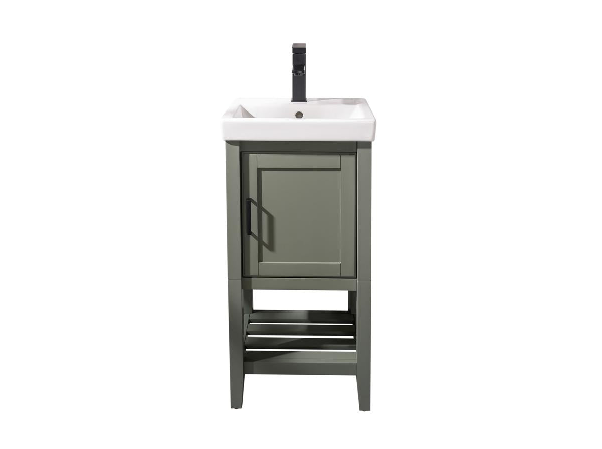 Legion Furniture 18" Pewter Green Sink Vanity - WLF9018-PG