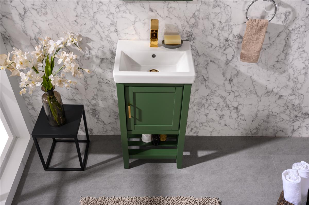 Legion Furniture 18" Vogue Green Sink Vanity - WLF9018-VG