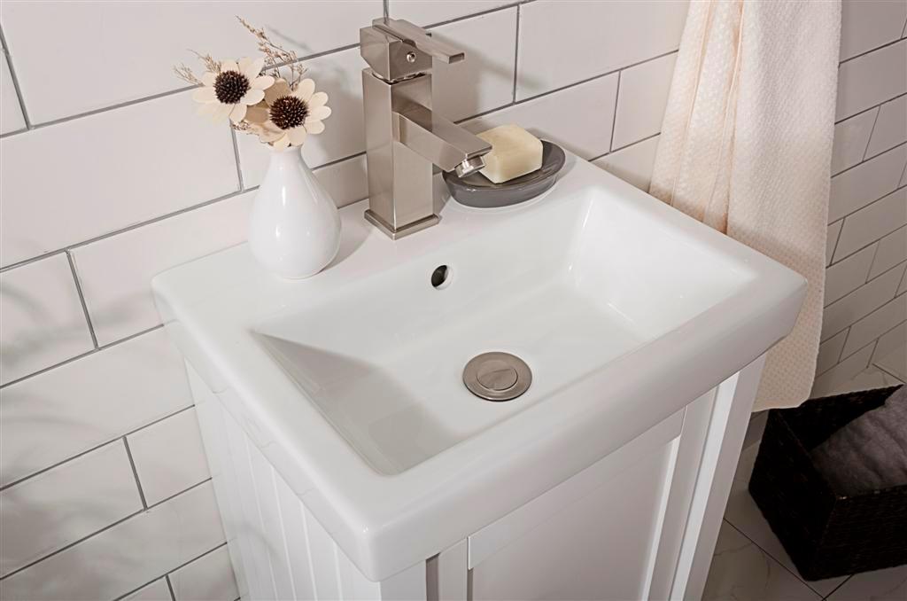 Legion Furniture 18" White Sink Vanity - WLF9018-W