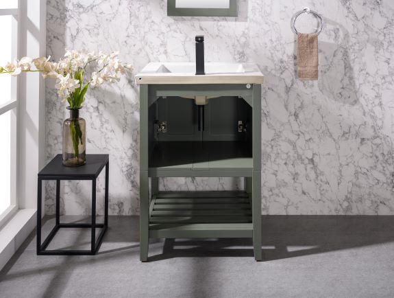 Legion Furniture 24" Kd Pewter Green Sink Vanity - WLF9024-PG