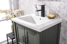 Load image into Gallery viewer, Legion Furniture 24&quot; Kd Pewter Green Sink Vanity - WLF9024-PG