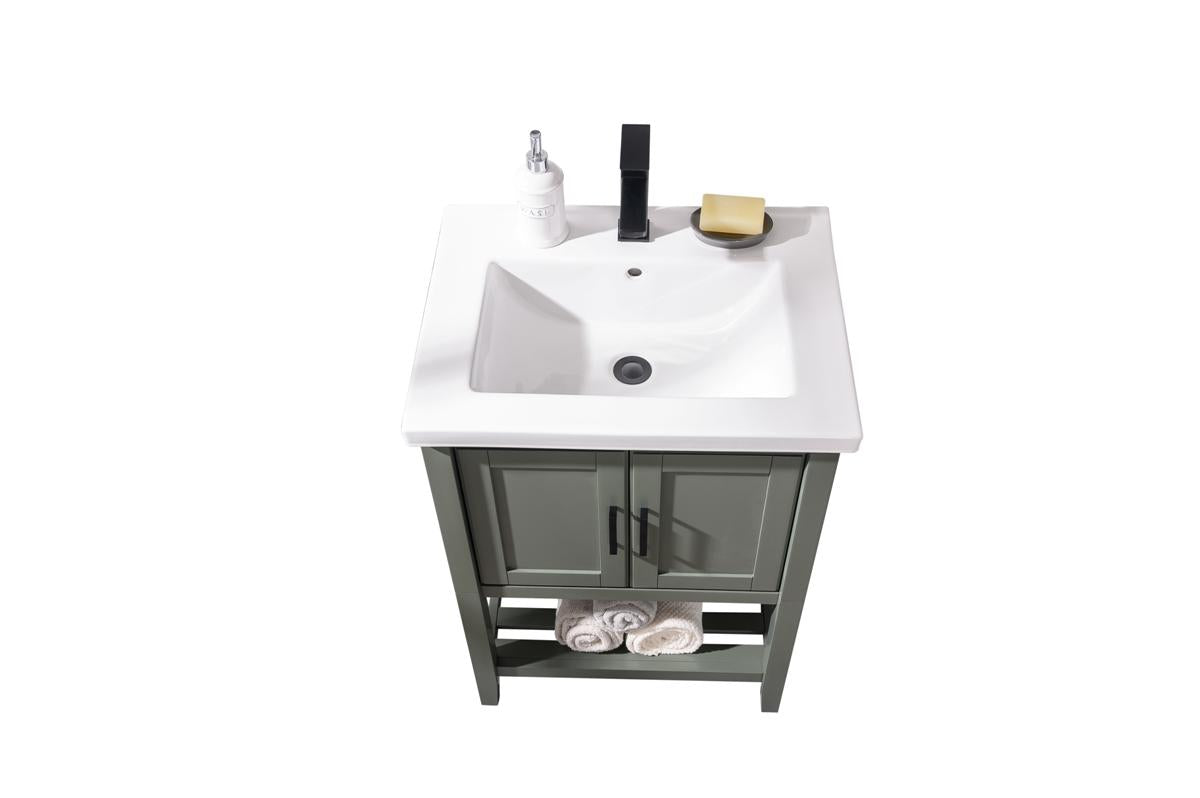 Legion Furniture 24" Kd Pewter Green Sink Vanity - WLF9024-PG