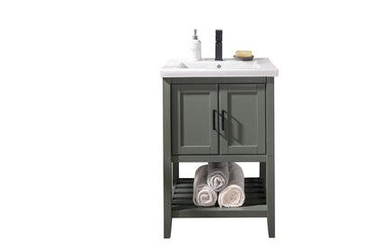 Legion Furniture 24" Kd Pewter Green Sink Vanity - WLF9024-PG