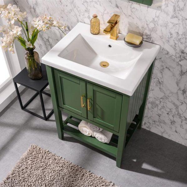 Legion Furniture 24" Kd Vogue Green Sink Vanity - WLF9024-VG