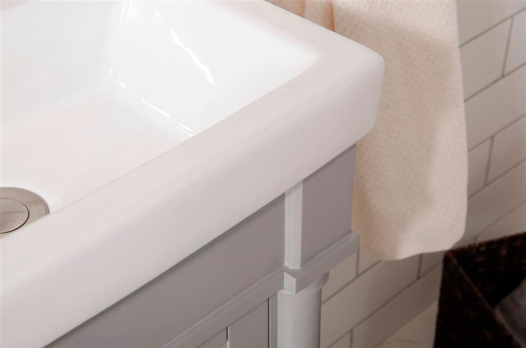 18" Gray Sink Vanity - WLF9218-G