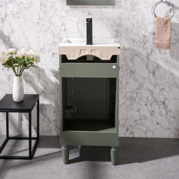 Legion Furniture 18" Pewter Green Sink Vanity - WLF9218-PG