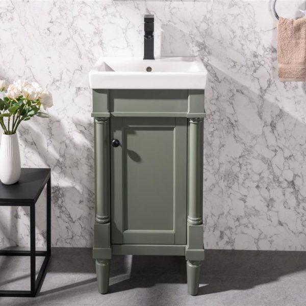 Legion Furniture 18" Pewter Green Sink Vanity - WLF9218-PG